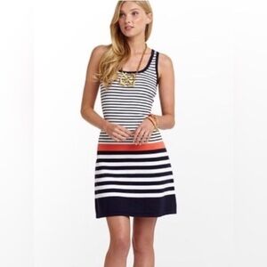 NWOT Lilly Pulitzer Stanton Sweater Dress - Resort White Buoy Stripe - Sz S